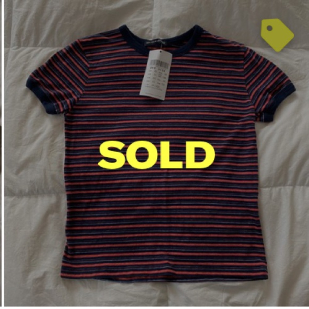 NWT Brandy Melville Striped Shirt